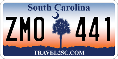 SC license plate ZMO441