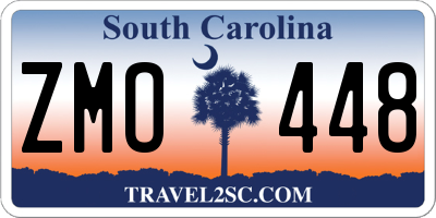 SC license plate ZMO448