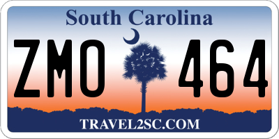 SC license plate ZMO464