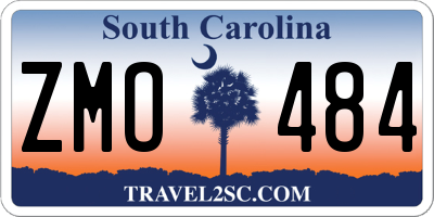 SC license plate ZMO484