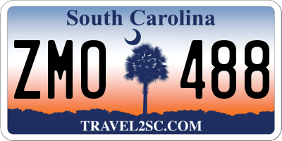 SC license plate ZMO488