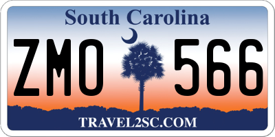 SC license plate ZMO566