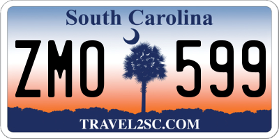 SC license plate ZMO599