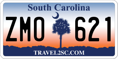 SC license plate ZMO621