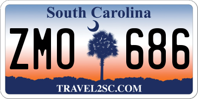SC license plate ZMO686
