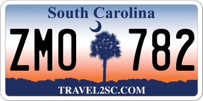SC license plate ZMO782