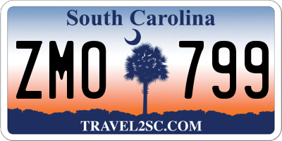 SC license plate ZMO799