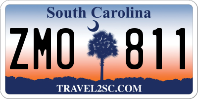 SC license plate ZMO811