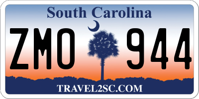 SC license plate ZMO944