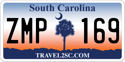 SC license plate ZMP169