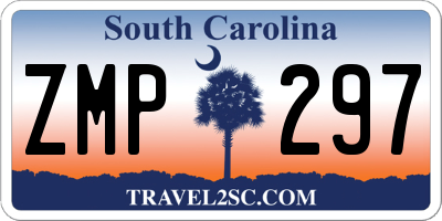 SC license plate ZMP297