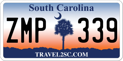 SC license plate ZMP339