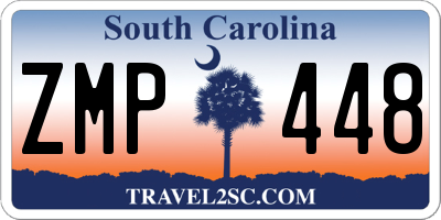 SC license plate ZMP448