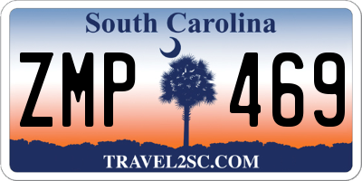 SC license plate ZMP469