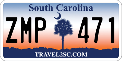 SC license plate ZMP471