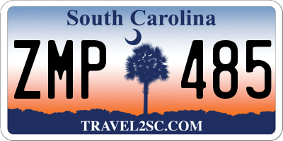 SC license plate ZMP485