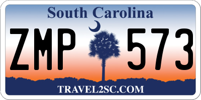 SC license plate ZMP573
