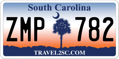 SC license plate ZMP782