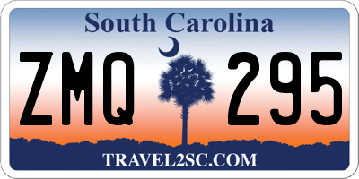 SC license plate ZMQ295