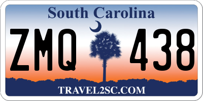 SC license plate ZMQ438