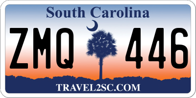 SC license plate ZMQ446