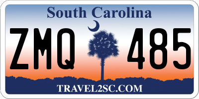 SC license plate ZMQ485