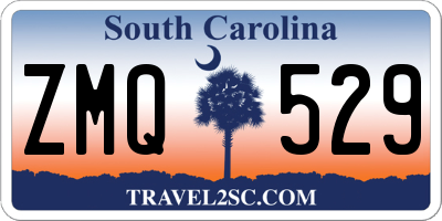 SC license plate ZMQ529