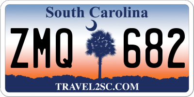 SC license plate ZMQ682