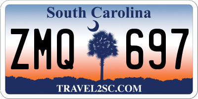 SC license plate ZMQ697
