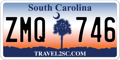 SC license plate ZMQ746