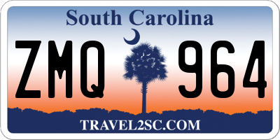 SC license plate ZMQ964