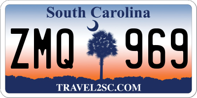 SC license plate ZMQ969