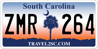 SC license plate ZMR264