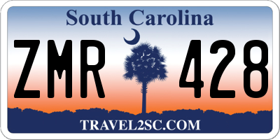 SC license plate ZMR428