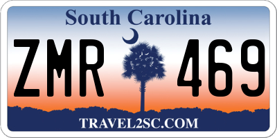 SC license plate ZMR469