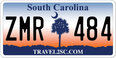SC license plate ZMR484