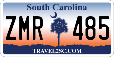 SC license plate ZMR485