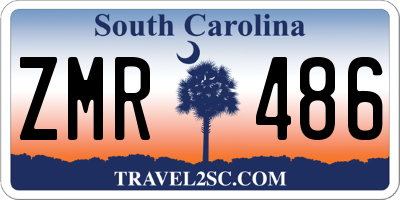 SC license plate ZMR486