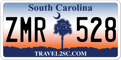 SC license plate ZMR528