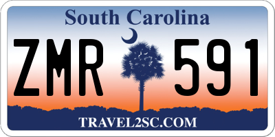SC license plate ZMR591