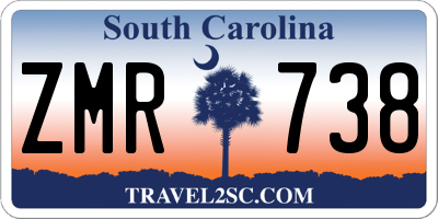 SC license plate ZMR738