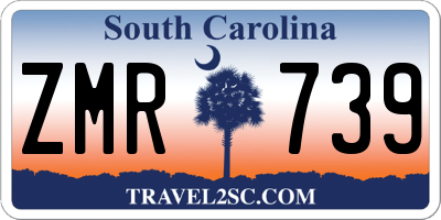 SC license plate ZMR739