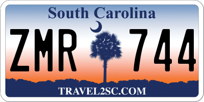 SC license plate ZMR744