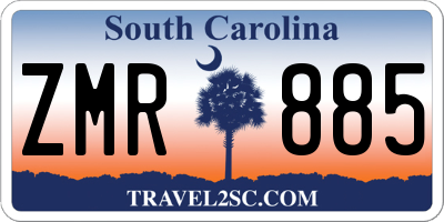 SC license plate ZMR885