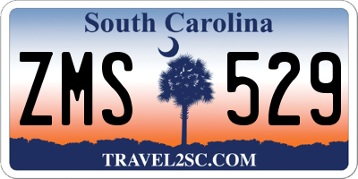 SC license plate ZMS529