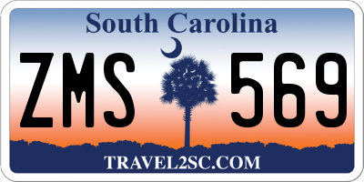 SC license plate ZMS569
