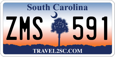 SC license plate ZMS591