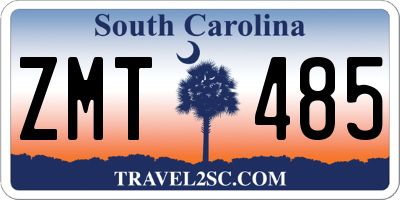 SC license plate ZMT485