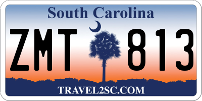 SC license plate ZMT813