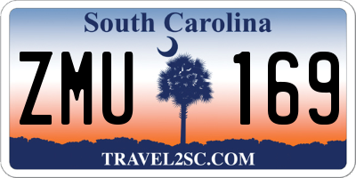 SC license plate ZMU169